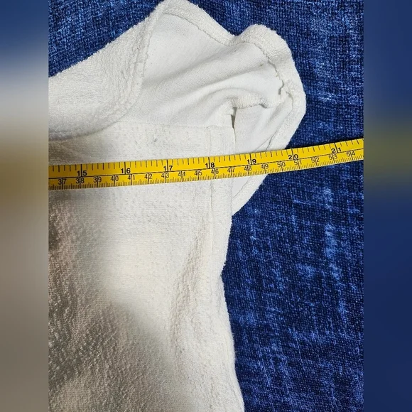 Madewell Texture & Thread Ruffle Tie Front Tank Terry Cloth Towel L - Picture 3 of 9